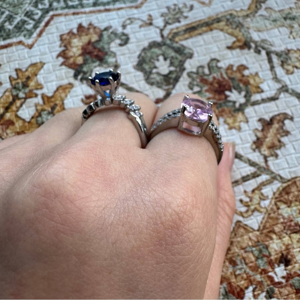 4pc Silver Adjustable Ring Bundle - image 5